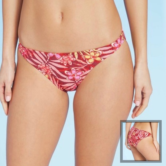 Other - Xhilaration Junior's Hipster Floral Bikini Bottom
